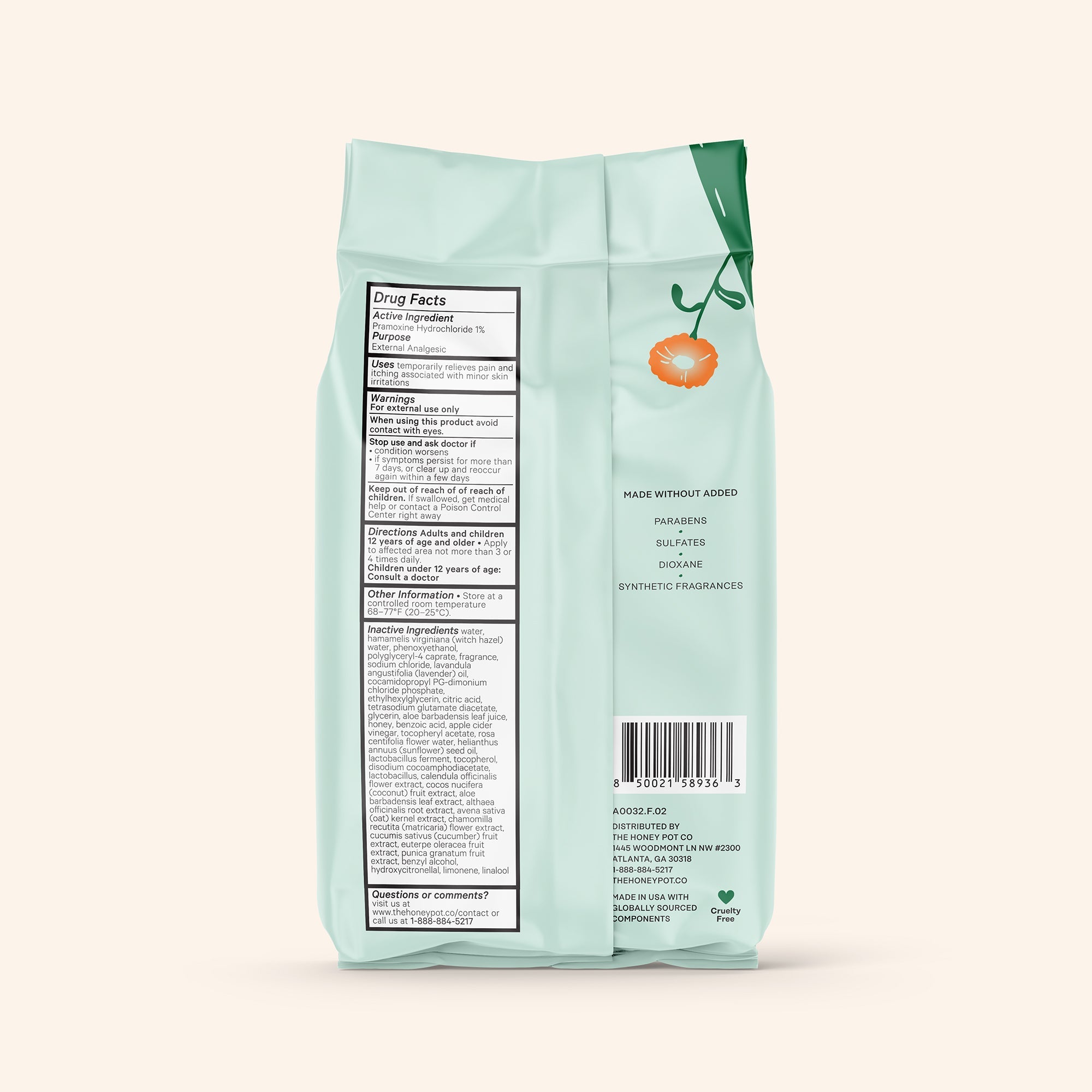 Anti-Itch Intimate Wipes